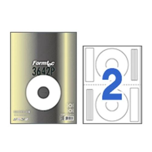 폼텍 컬러레이저 CD/DVD 라벨 CL-3642P 100매