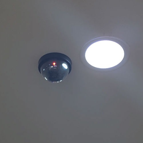 플로엠 모형카메라 방범용 감시 CCTV 보안 가짜 모형