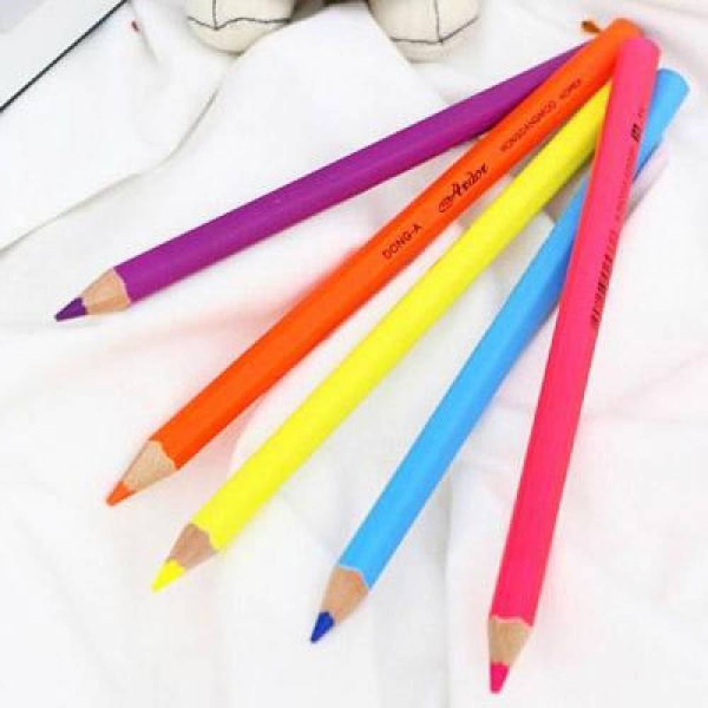 동아 부드러운 점보 색연필 아도르 색연필