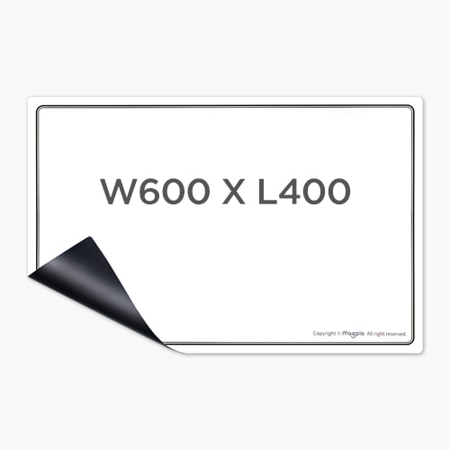 마그피아 고무자석 화이트보드 W600 X L400