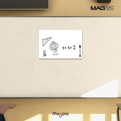 마그피아 고무자석 미니 화이트보드 MRMB-MB3020(W)