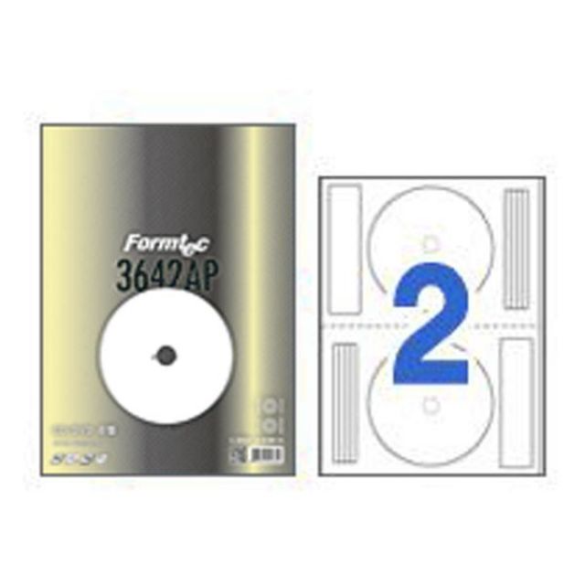 폼텍 컬러레이저 CD/DVD 라벨 CL-3642AP 100매